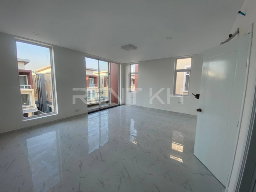 Twin Villa For Rent At Borey Orkide 6A