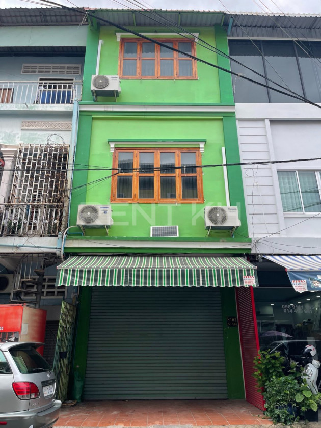 Shop House for Rent at Khan Toul Kork
