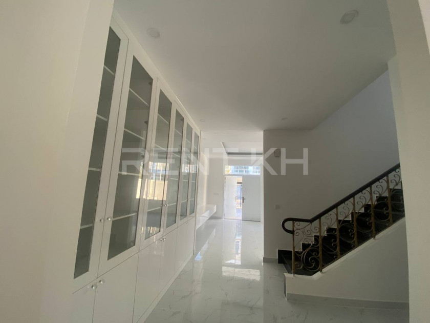 Twin Villa For Rent At Borey Orkide 6A