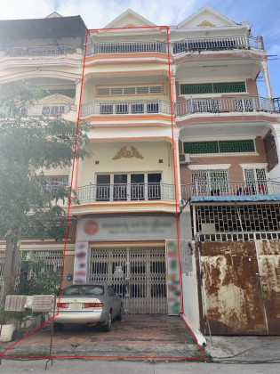 ផ្ទះល្វែងនៅបុរីទួលសង្កែ Flat in Phnom Penh Capital