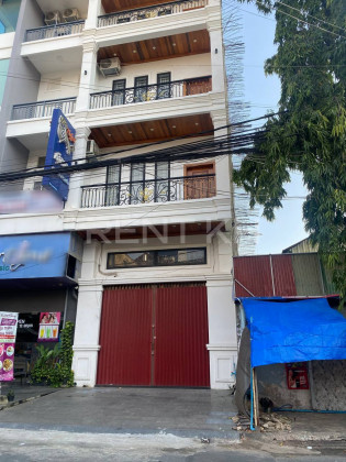 Shop House for Rent​​​​ Opposite Asia Euro University ,Tuol Kork Flat in Phnom Penh Capital