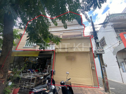 Shop House for Rent at​ near Santhor Mok High School, Tuol Kork Flat in Phnom Penh Capital