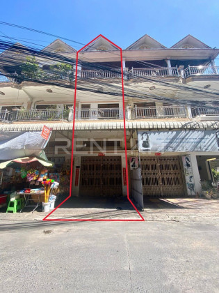 Shop House for Rent at Chip Mong Samnorng 12 Market, Tuol Kork Flat in Phnom Penh Capital