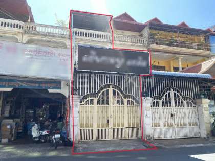 Shop House for Rent at Samaki Market, Tuol Kork Flat in Phnom Penh Capital