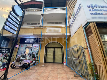 Shop House for Rent at Tuek L'ak Ti Pir,Tuol Kork Flat in Phnom Penh Capital