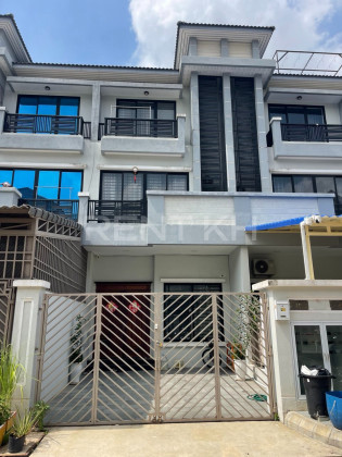 Link House for Rent at Borey Vimean Sakura Khan Sen Sok Flat in Phnom Penh Capital