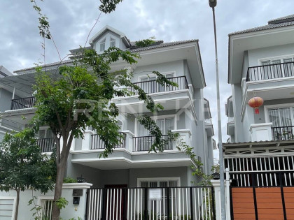 Twin Vila for Rent at Borey Phnom Penh Thmey Villa in Phnom Penh Capital