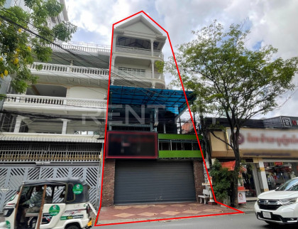 Shop House for Rent at Boeung Trabek Plaza Area Flat in Phnom Penh Capital