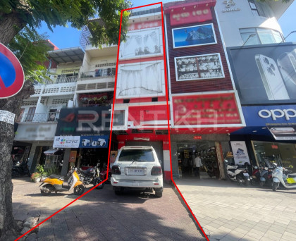 Shop House for Rent at Sangkat Phsar Depou Ti Pir,Tuol Kork. Flat in Phnom Penh Capital