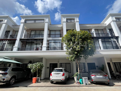 Link House  for Rent at Borey Peng Huoth the Star Platinum Eco Delta Villa in Phnom Penh Capital