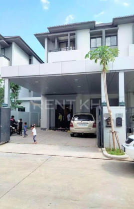 Twin Villa for Rent at Borey Chip Mong Land 598 Villa in Phnom Penh Capital