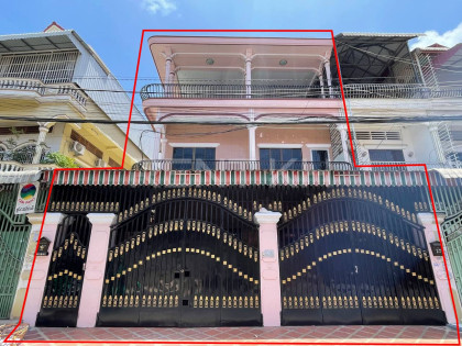 House for Rent near Tuol Tumpung Market Flat in Phnom Penh Capital