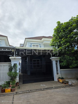 Twin Villa for Rent in Borey Angkor Phnom Penh Villa in Phnom Penh Capital