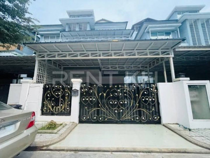 Twin Villa for Rent at Borey Peng Huot Mong Rithy Villa in Phnom Penh Capital
