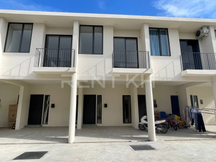 Link House for Rent at Borey Samraong Village Villa in Phnom Penh Capital