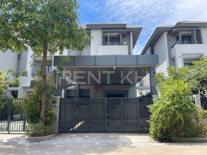 Twin Villa for Rent in Borey Chip Mong 50M Villa in Phnom Penh Capital