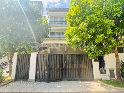 Twin Villa for Rent at Borey Peng Huot Mong Rithy Villa in Phnom Penh Capital