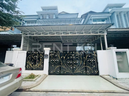 Twin Villa for Rent at Borey Peng Huot Mong Rithy Villa in Phnom Penh Capital