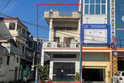 Shop House for Rent near Chea Sim Samaki High School Flat in Phnom Penh Capital