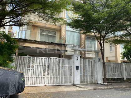 Single Villa for Rent at Borey Orkide Villa The Royal Villa in Phnom Penh Capital