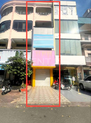 Shop for Rent Near Toul TumPung Market Flat in Phnom Penh Capital
