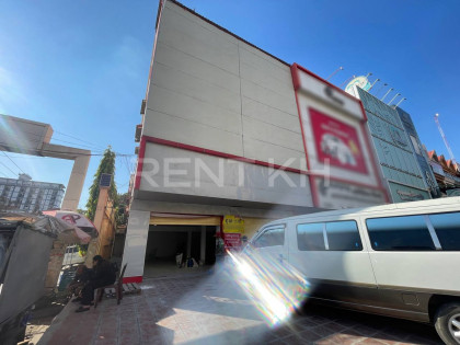 Two-Story Corner House For Rent Near Ratana Plaza Flat in Phnom Penh Capital