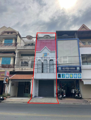 Shophouse for Rent Indradevi High School ,Toul Kork Flat in Phnom Penh Capital
