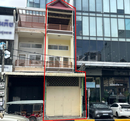 Shop House for Rent at Tuol Sangke Flat in Phnom Penh Capital