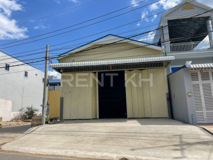 Warehouse for Rent at Sangkat Kouk Roka, Depok St Warehouse in Phnom Penh Capital