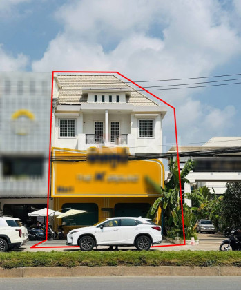 Shop House for Rent Along Road Number 1, Khan Chbar Ampov Flat in Phnom Penh Capital