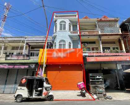 Shophouse for Rent near Vanda Institute Market Flat in Phnom Penh Capital