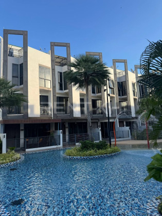 Link House for Rent at Borey The Palms, Chbar Ampov Villa in Phnom Penh Capital