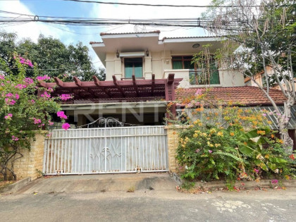 Single Villa for Rent at​ Borey Attwood Villa in Phnom Penh Capital