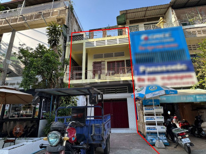 Shophouse for Rent at St.128 Flat in Phnom Penh Capital