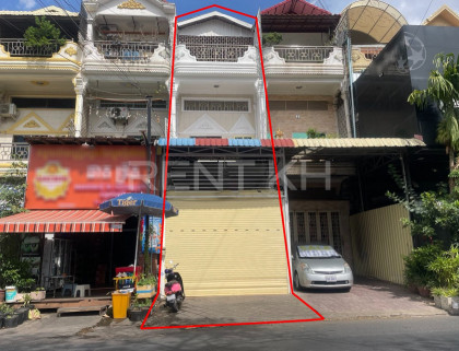 Shophouse for Rent Near Vanda University Flat in Phnom Penh Capital