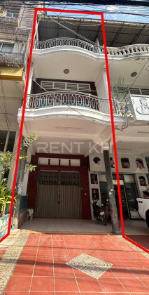 Shophouse for Rent at Toul kork Flat in Phnom Penh Capital