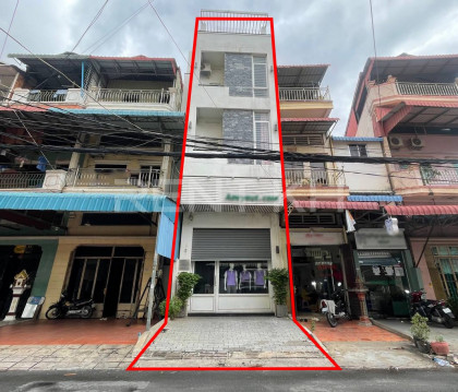 Shop for Rent Near MornArng Market ,Toul Kork Flat in Phnom Penh Capital
