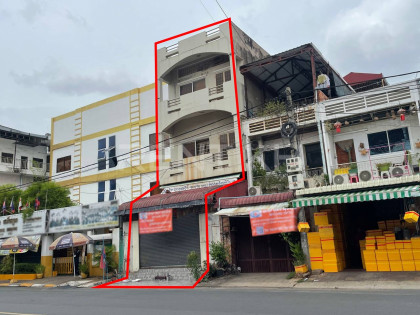 Shophouse for Rent at Toul Kork Flat in Phnom Penh Capital