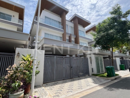 Twin  Villa for Rent at Borey Orkidē The Pochentong Villa in Phnom Penh Capital