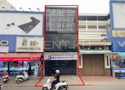 Shophouse for Rent near New Steung Mean Chey Market Flat in Phnom Penh Capital