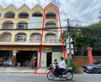 Shophouse for Rent at Toul Kork Flat in Phnom Penh Capital