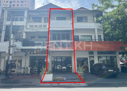 Shophouse for Rent at  BKK1 Flat in Phnom Penh Capital