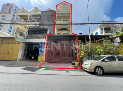 Shophouse for Rent at Tuol Kouk Flat in Phnom Penh Capital