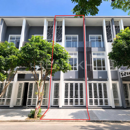 Shop House for rent at Borey The Flora6A Flat in Phnom Penh Capital