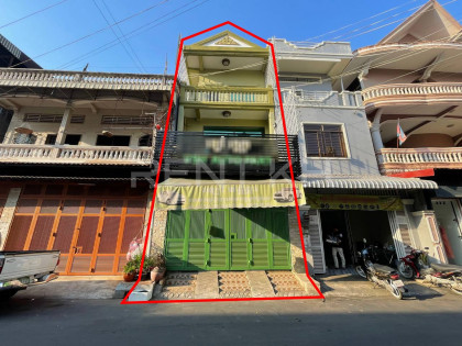 Shophouse for Rent at Tuol Kouk Flat in Phnom Penh Capital