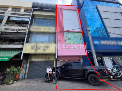 Shophouse for Rent near Bak Touk High School Flat in Phnom Penh Capital