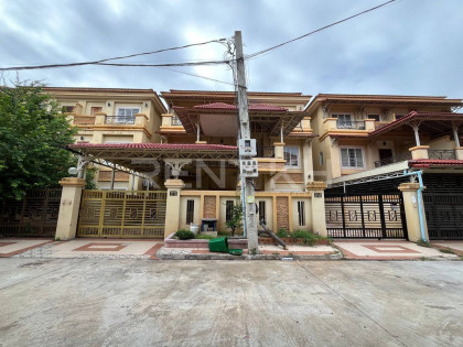 Twin Villa for Rent in Borey Bibwah Thmey Sen Sok Villa in Phnom Penh Capital