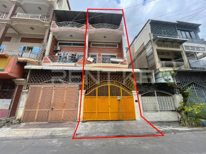 Shophouse for Rent at Tuol Kouk Flat in Phnom Penh Capital