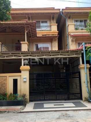 Twin villa for rent at Borey Thmey Tuek Thla Villa in Phnom Penh Capital